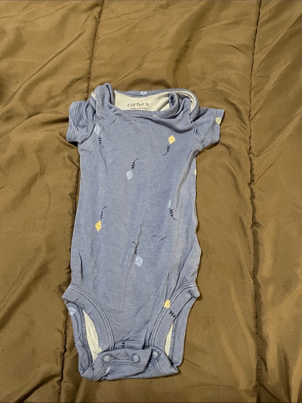 Carter's Light Blue Kite-Print Baby Bodysuit